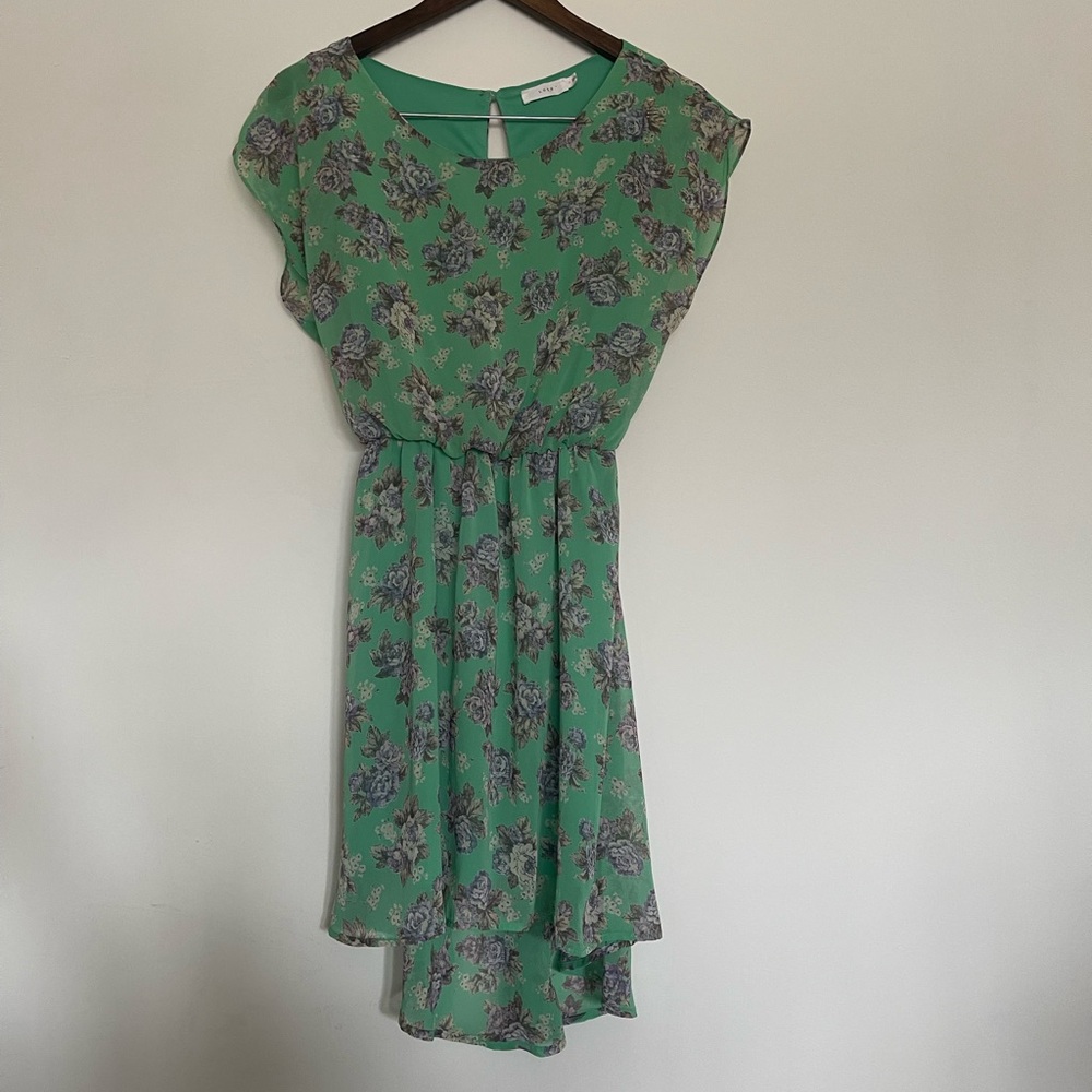 Lush Floral Print Dress